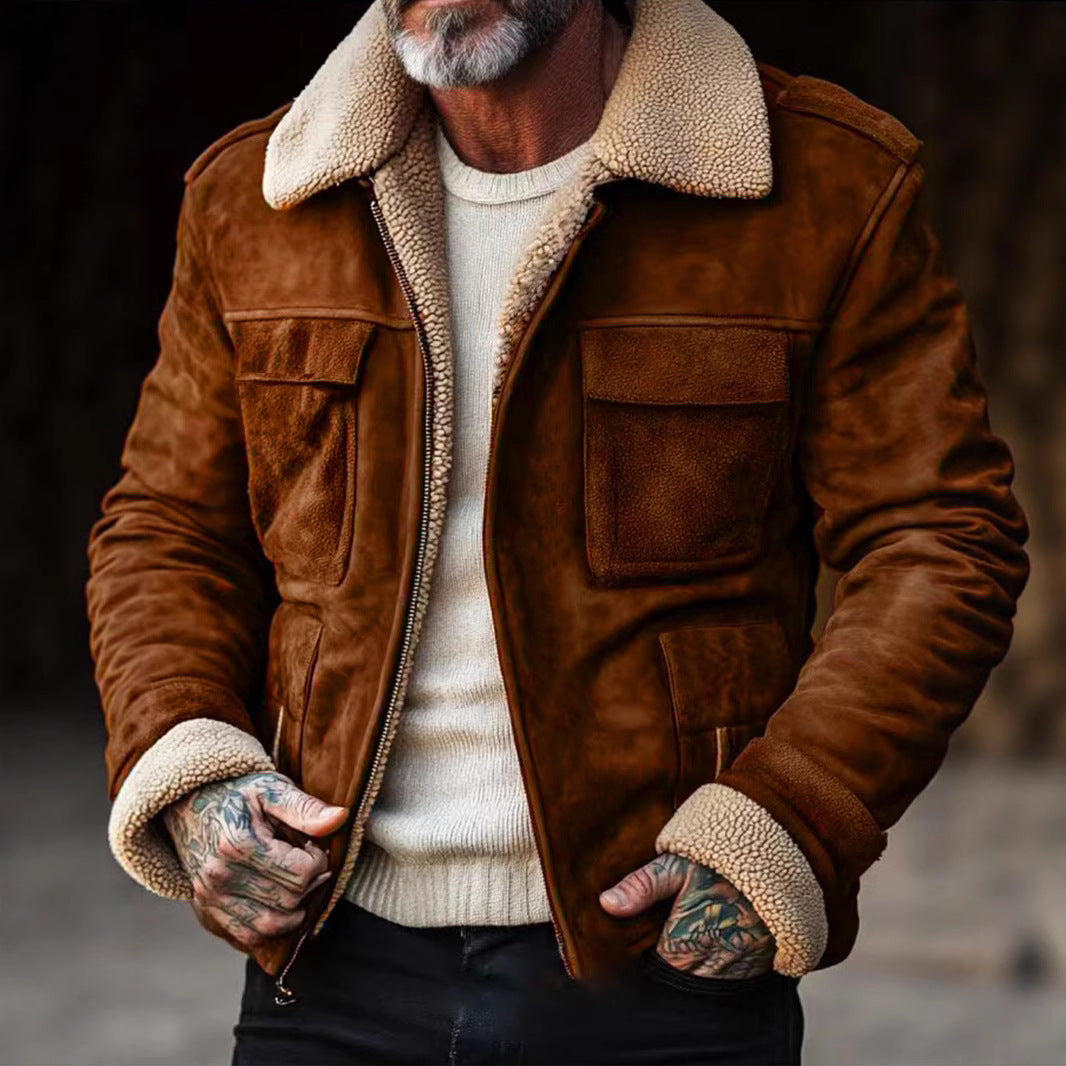 Herren Winterjacke Stylish Warm Isoliert - IdealeKleiden