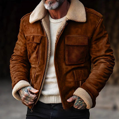 Herren Winterjacke Stylish Warm Isoliert - IdealeKleiden