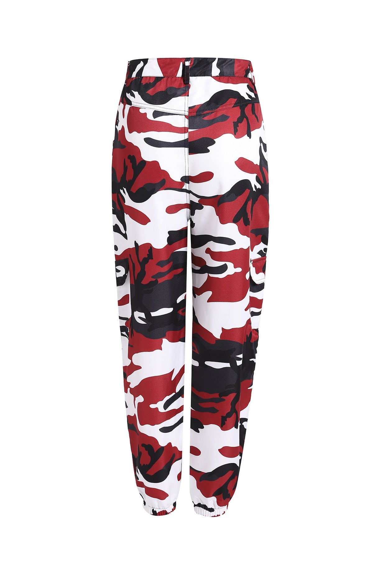 Pantalon cargo femme style camouflage Pratique Élastique