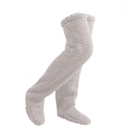 Chauffe-pieds doux en peluche pour femmes