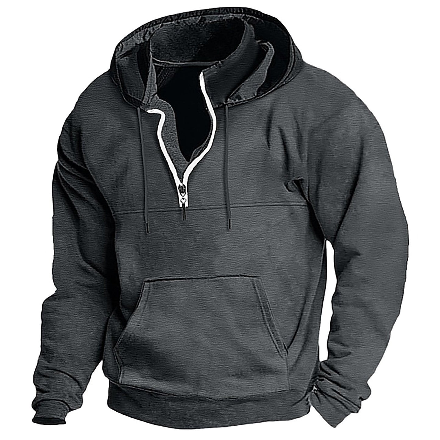 Sweat-shirt à capuche homme Confortable Fermeture éclair