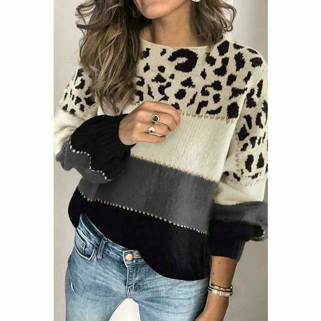 Pulls léopard tendance femme