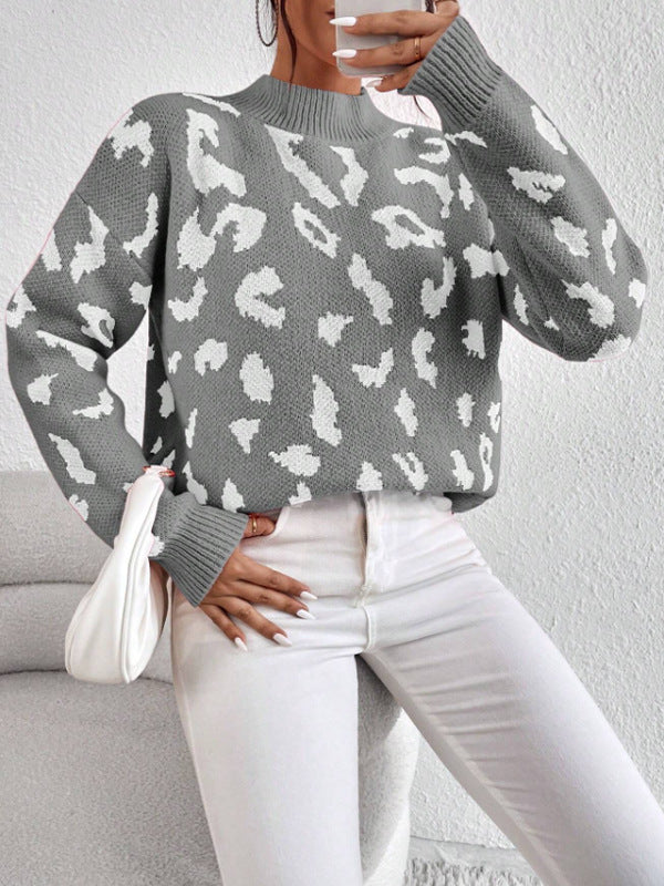 Pull femme motif animal Confortable Élégant