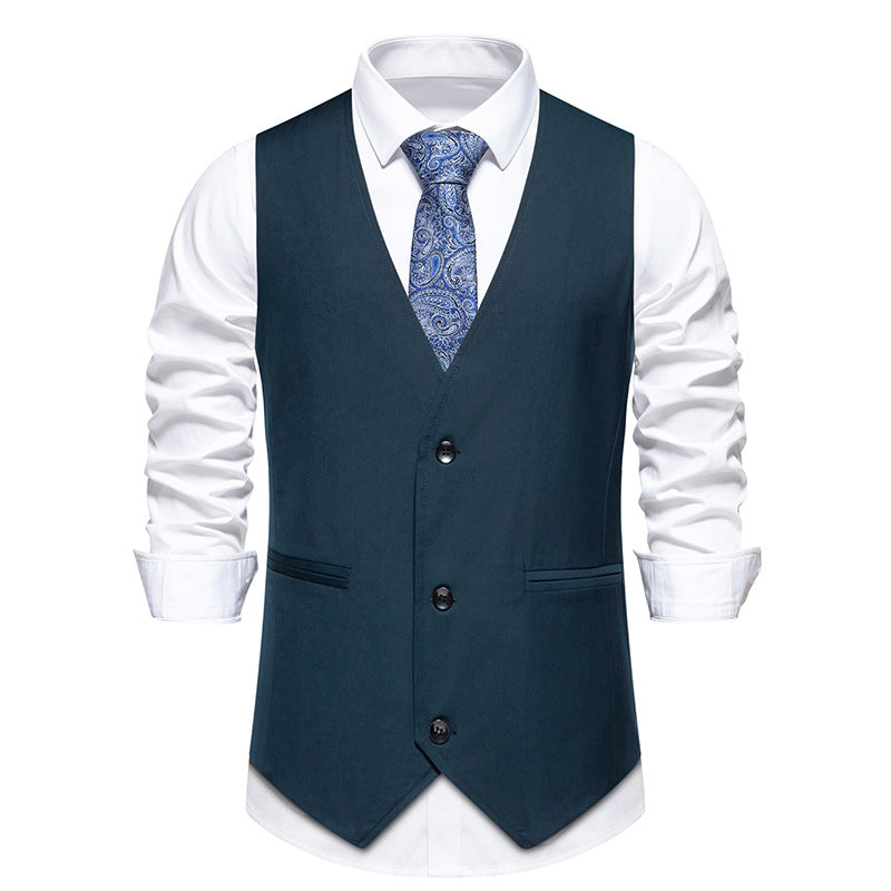 Gilet de costume pour hommes coupe slim design moderne