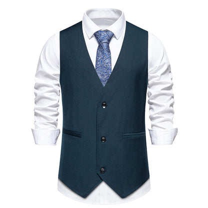 Gilet de costume pour hommes coupe slim design moderne