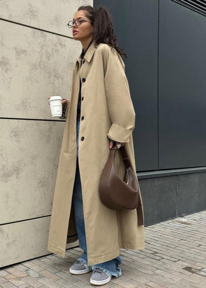 Grand Trench-coat Femme Élégant