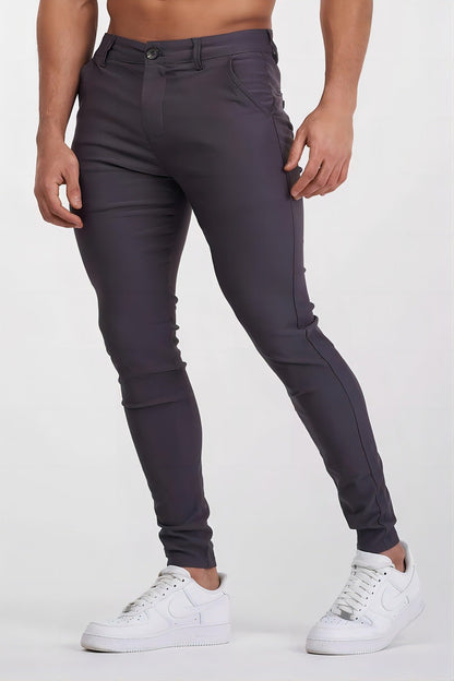 Pantalon chino homme coupe slim élégant