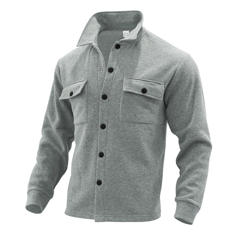 Veste polaire homme col montant tendance