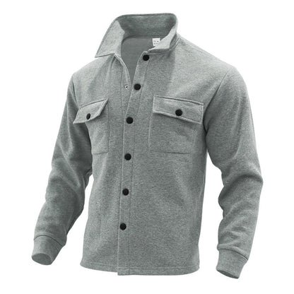 Veste polaire homme col montant tendance