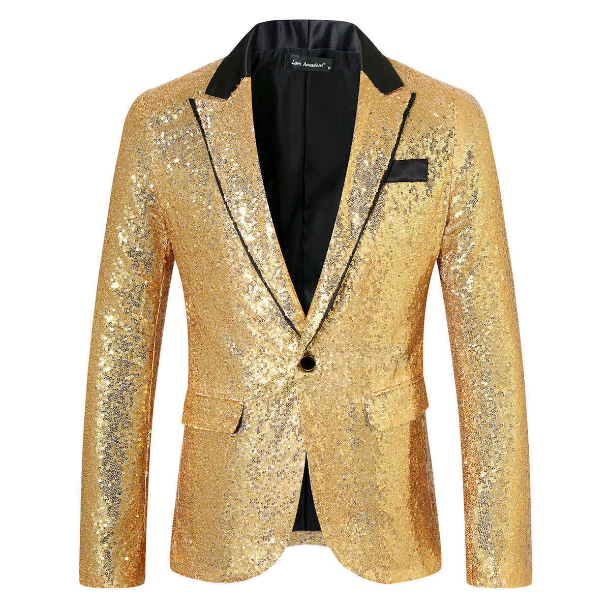 Blazer Homme à Paillettes Élégant Tenue de Soirée