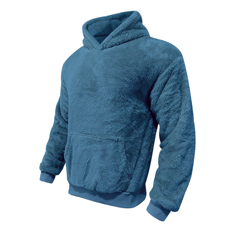 Sweat à capuche polaire doux et confortable pour hommes