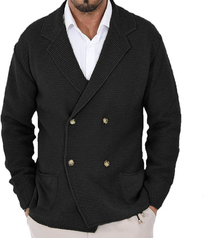 Cardigan Homme Moderne Tendance Avec Poches
