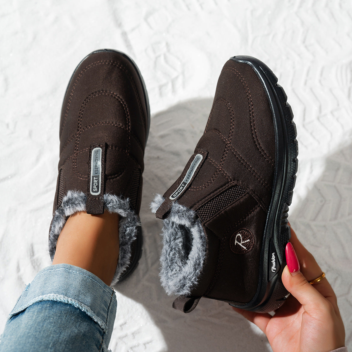 Bottes d'hiver pour femmes Sportives et chaudes