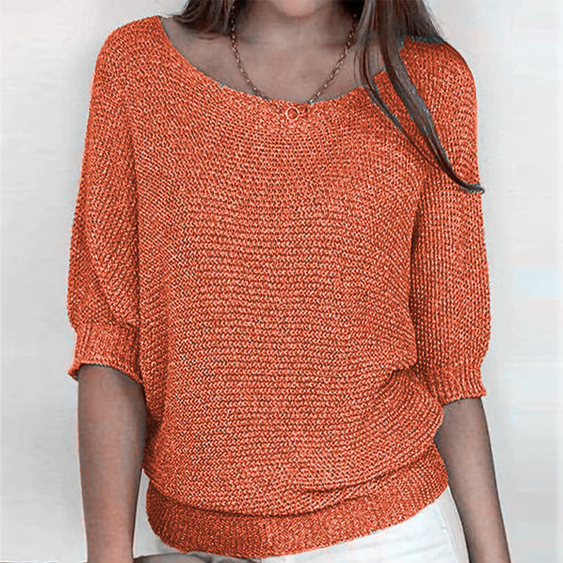 Pull uni élégant