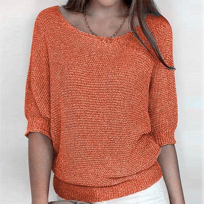 Pull uni élégant