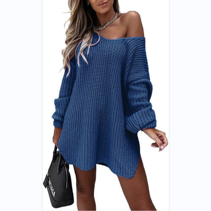 Robe pull oversize pour femme coupe ample