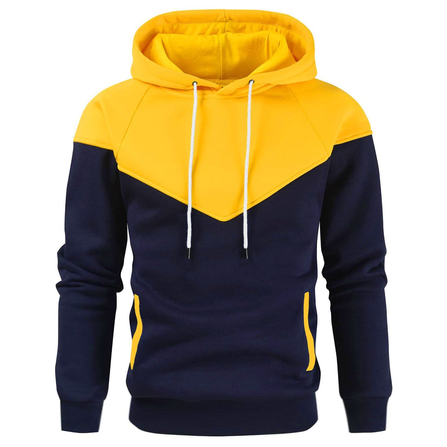 Pull homme tendance à motif géométrique