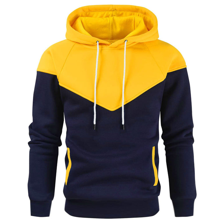 Pull homme tendance à motif géométrique