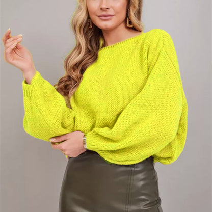 Pull doux épaules dénudées tendance grande taille pour femme