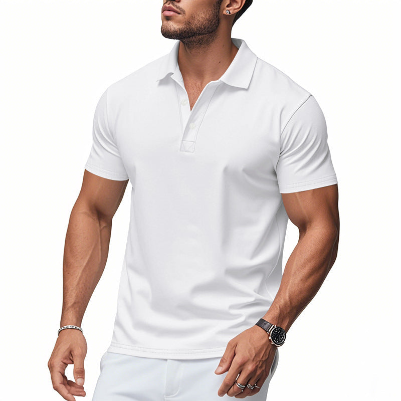 Polo Homme Séchage Rapide Élégant Coupe Slim