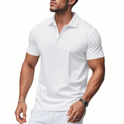 Polo Homme Séchage Rapide Élégant Coupe Slim
