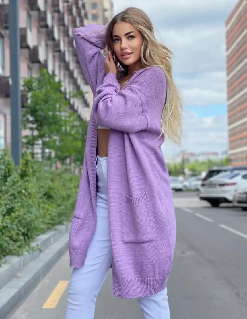 Gilet Femme Oversize Ouvert