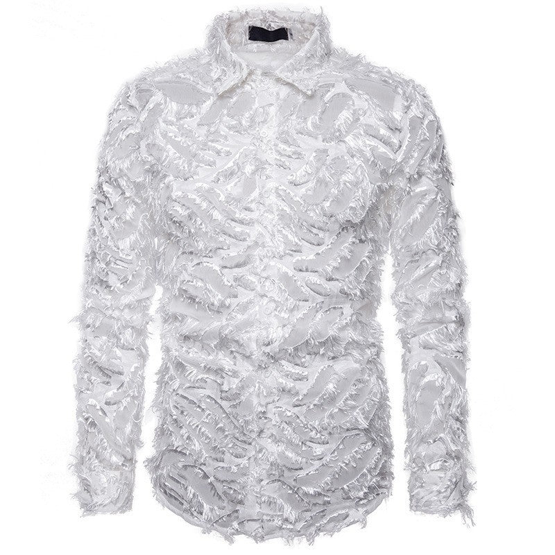 Chemise homme moderne structurée élégante
