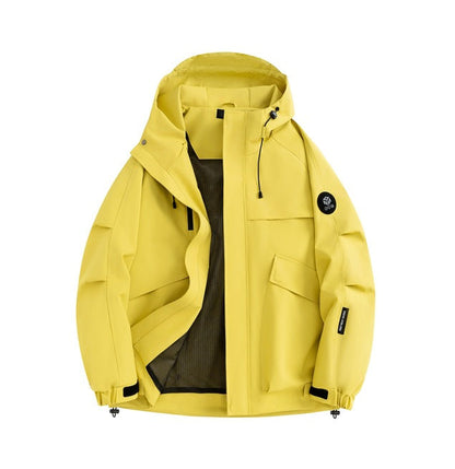 Veste Outdoor Homme Imperméable À Capuche Réglable
