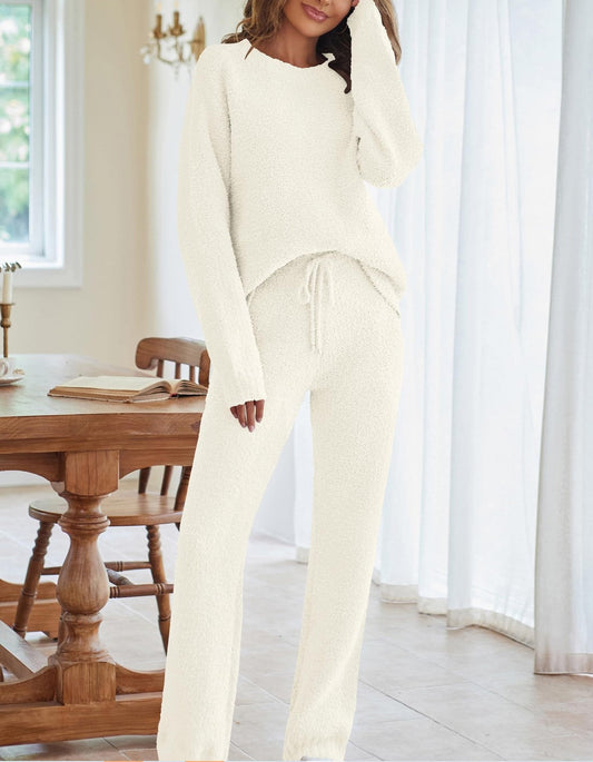 Weiche Fleece Set Damen Kuschelkleidung - IdealeKleiden