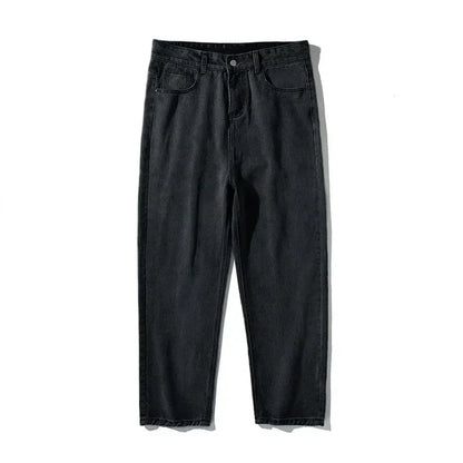 Klassische Bequeme Wide-Leg Jeans - IdealeKleiden