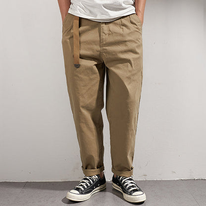 Pantalon cargo homme confortable élégant avec taille ajustable