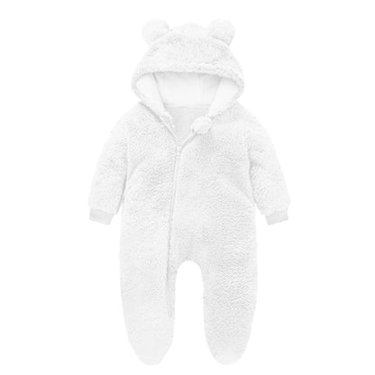 Grenouillère polaire enfant Oreilles d'ours Ultra-douce