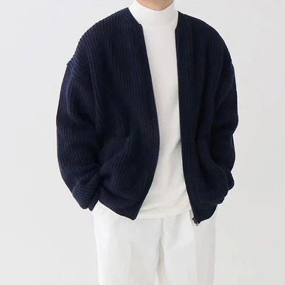 Cardigan zippé avec poches avant pour hommes