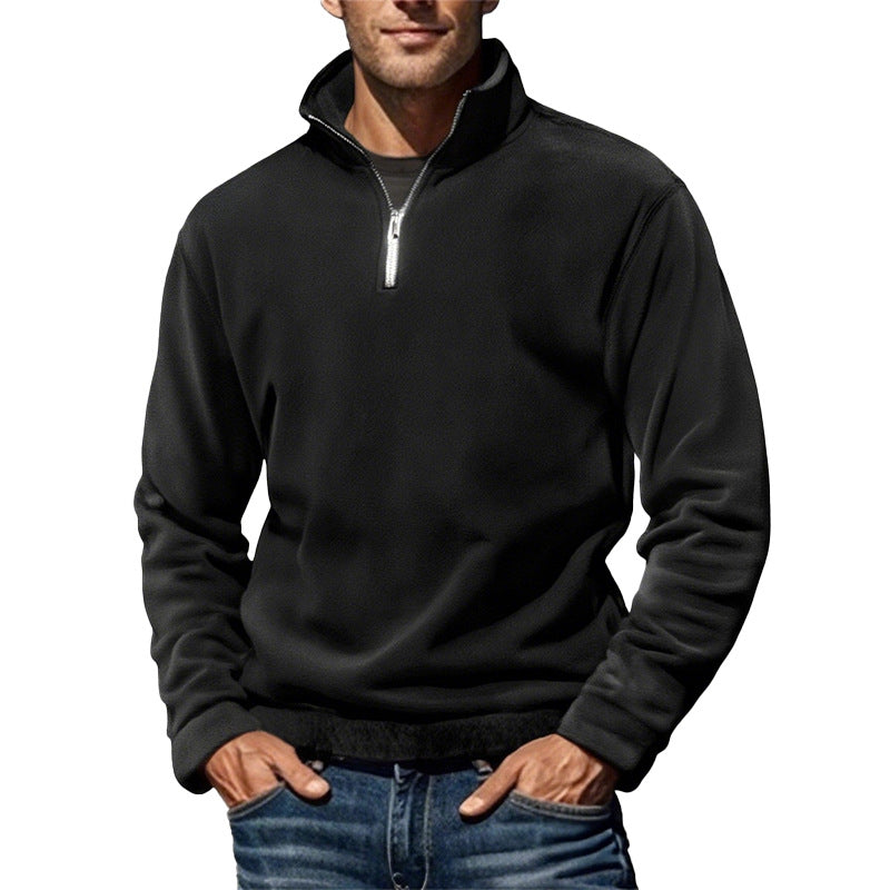 Polaire homme chaude col montant moderne
