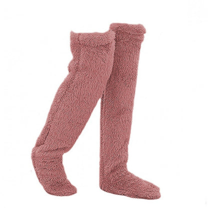 Chauffe-pieds doux en peluche pour femmes