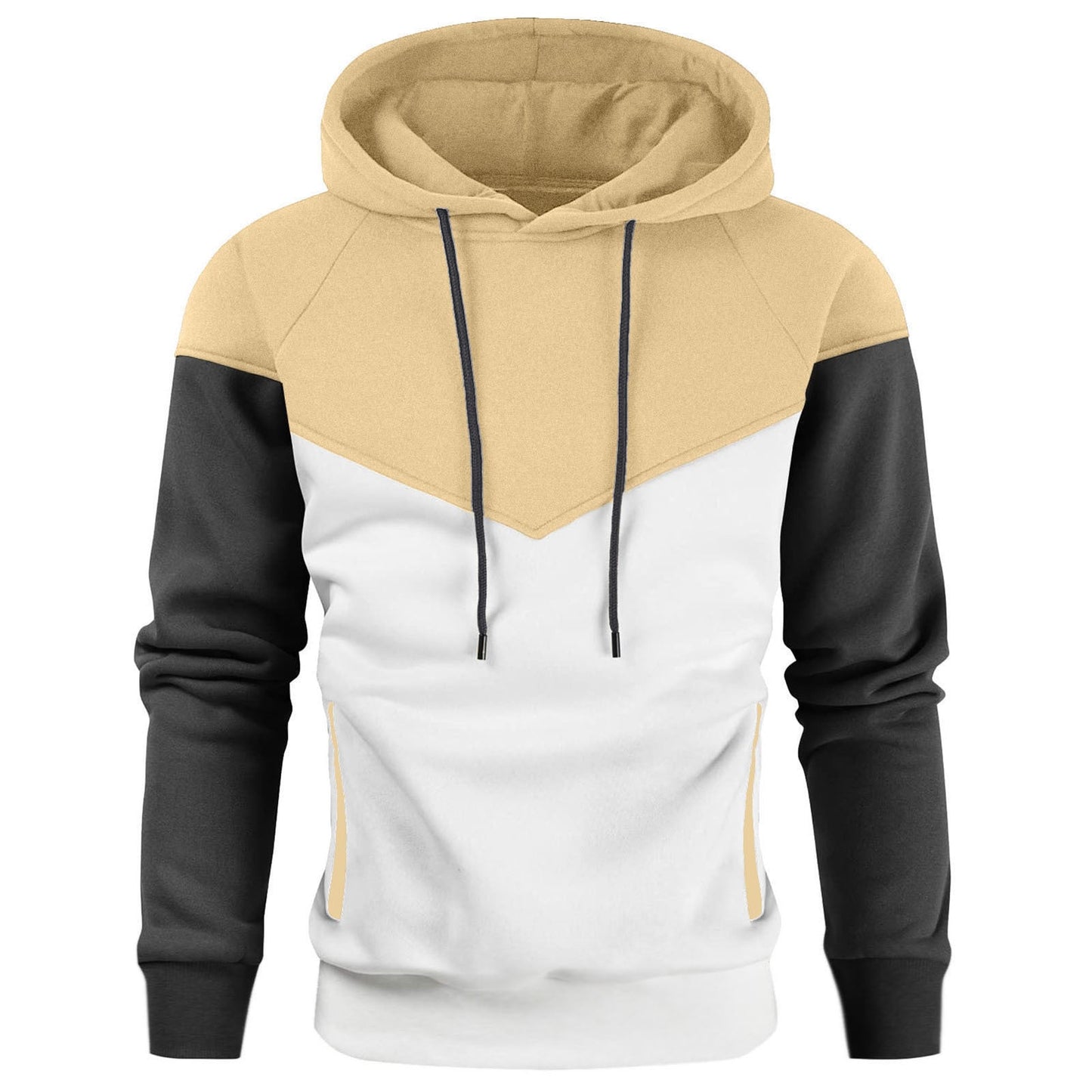 Pull homme tendance à motif géométrique