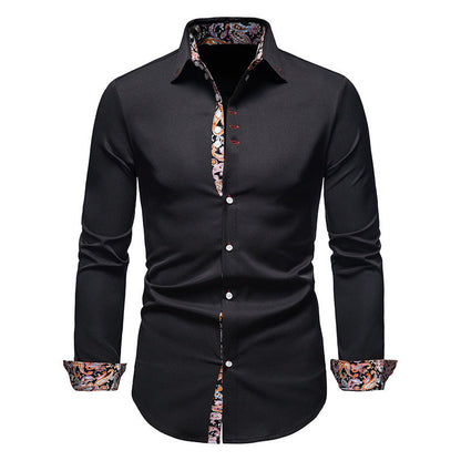 Chemise homme motif cachemire exclusive moderne