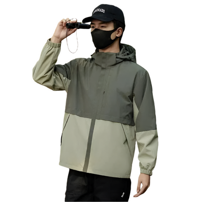 Veste d'extérieur imperméable légère pour homme