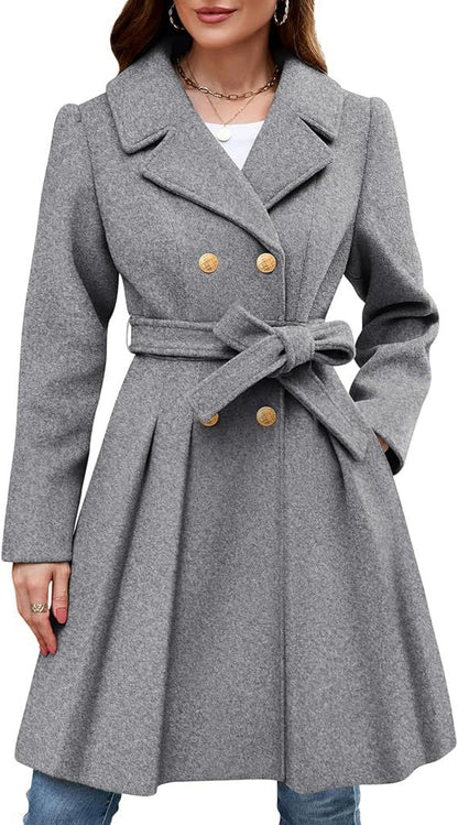 Manteau femme classique élégant veste cache-cœur