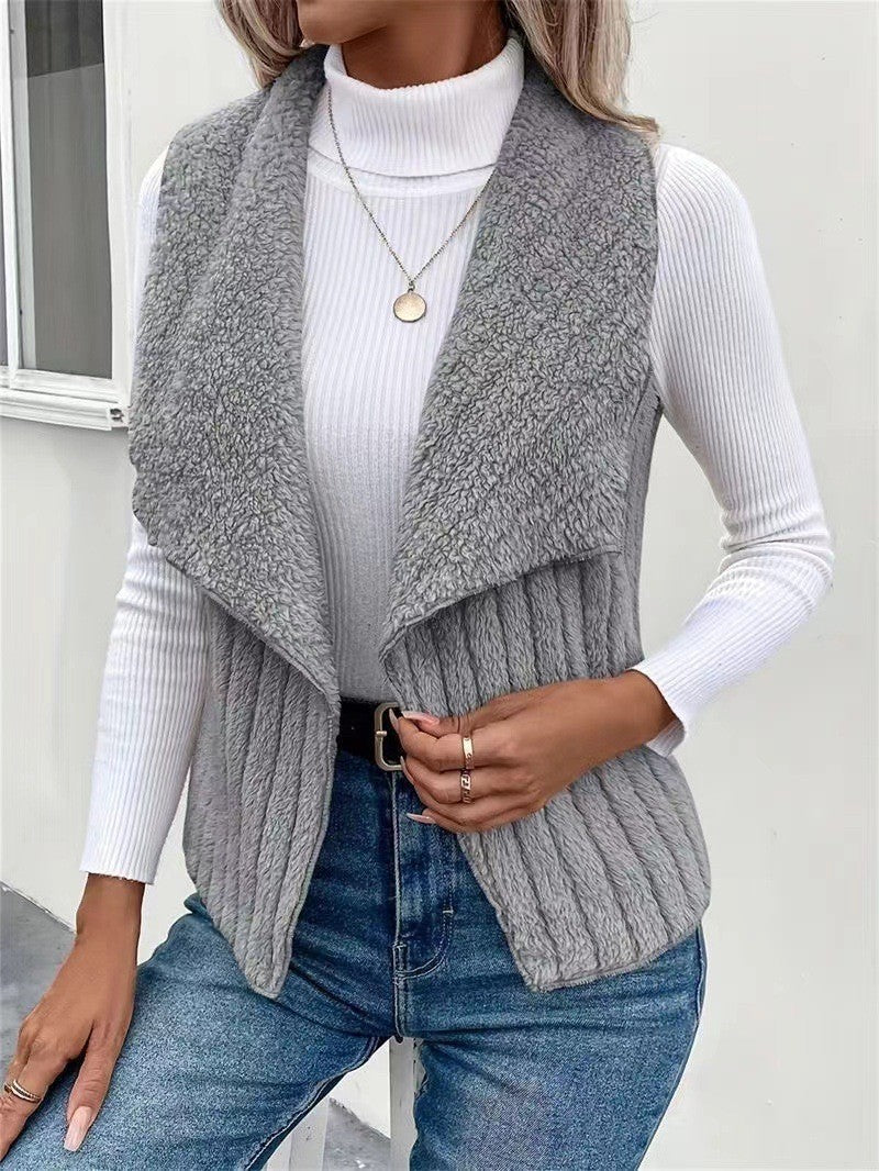 Gilet femme Effet fourrure doux Élégant