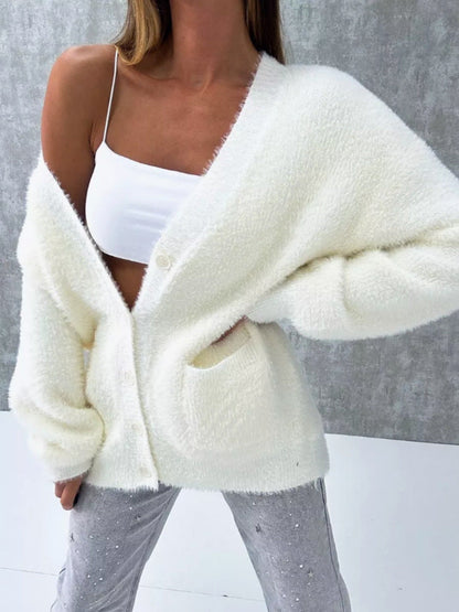 Cardigan pour femmes Doux Coupe ample Design élégant