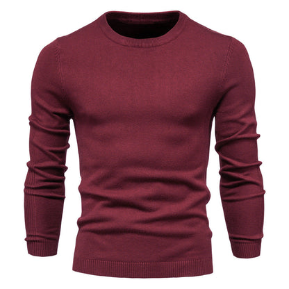 Pull homme col rond coton design élégant