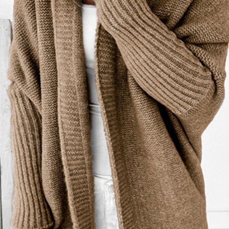 Cardigan en tricot décontracté pour femme
