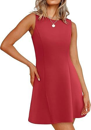 Robe d'été femme trapèze élégante courte