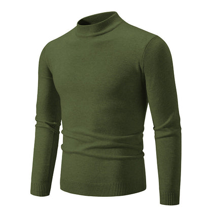 Pull col roulé homme moderne maille fine