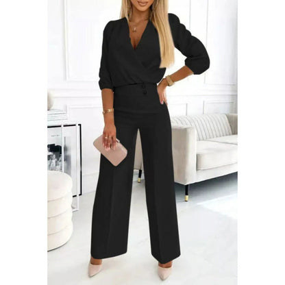 Combinaison élégante Femme Large Jambe Robe de Soirée