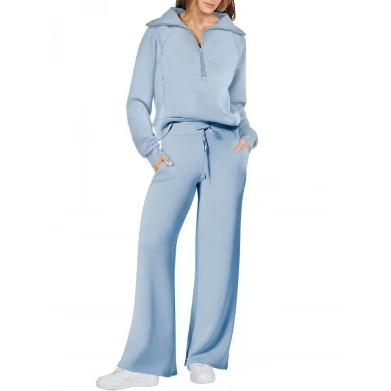 Ensemble de sport pour femme avec col montant et bretelles