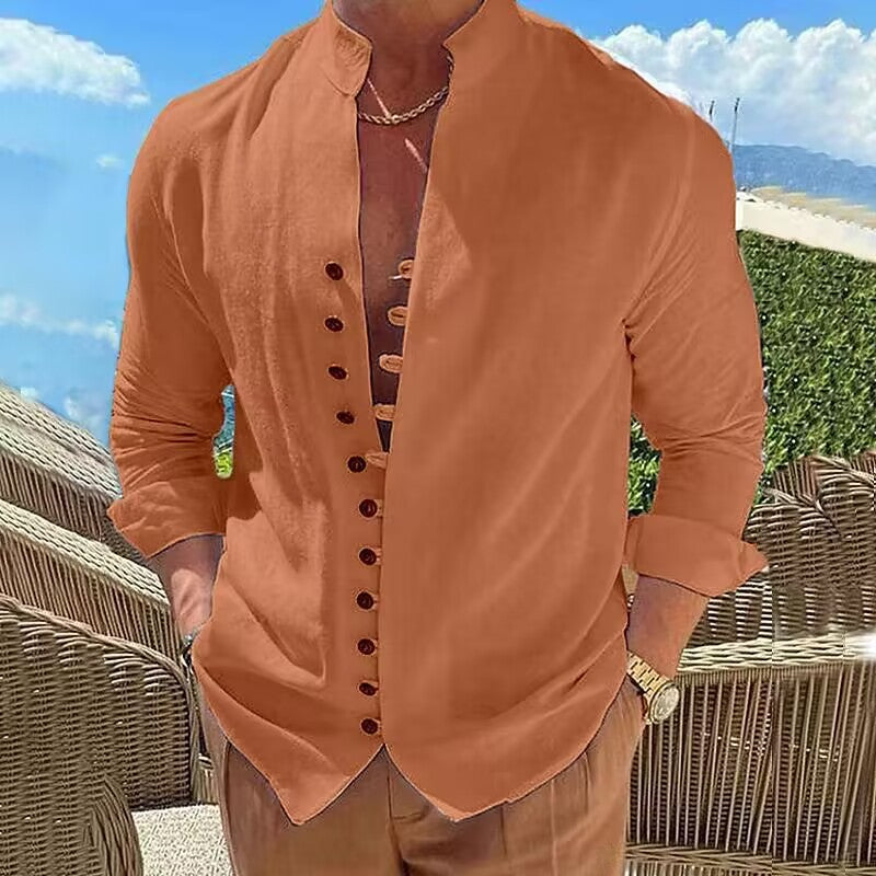 Chemise décontractée légère pour homme style décontracté