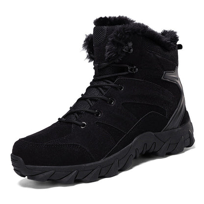 Bottes d'hiver pour hommes chaudes et isolées