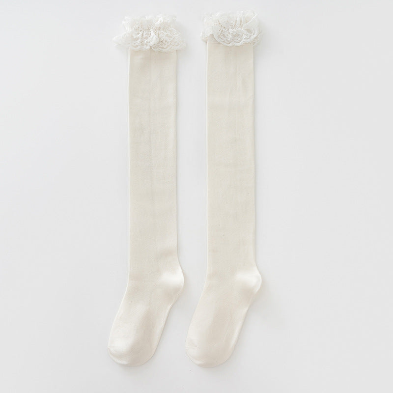 Chaussettes cuissardes pour femmes Romantique Dentelle Élégantes
